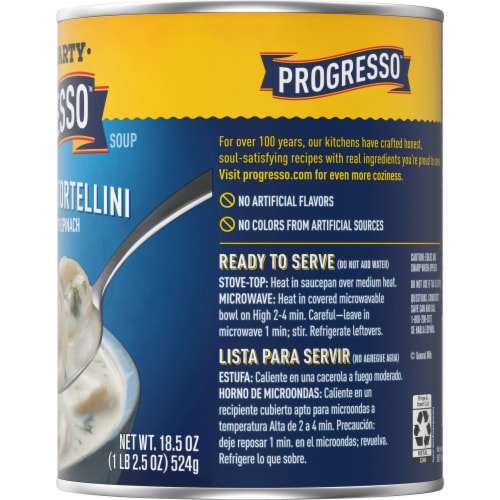 Progresso™ Rich & Hearty Three Cheese Tortellini Soup Perspective: bottom