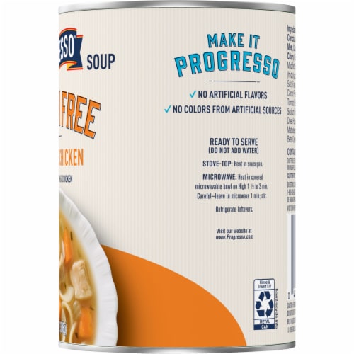 Progresso Gluten Free Homestyle Chicken Soup Perspective: bottom