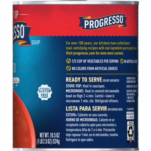Progresso™ Spicy Gluten Free Tomato Canned Soup Perspective: bottom