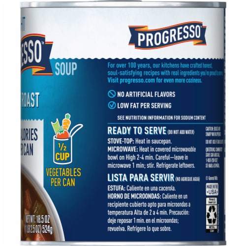 Progresso™ Light Beef Pot Roast Gluten Free Soup Perspective: bottom