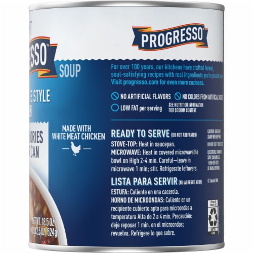 Progresso Light Zesty Santa Fe Style Gluten Free Chicken Soup Perspective: bottom