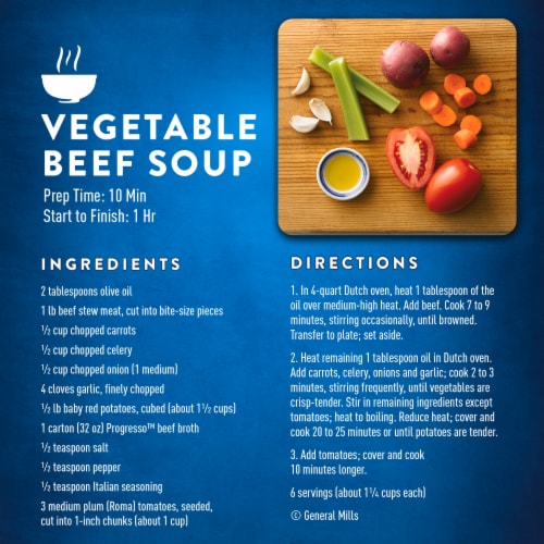 Progresso Gluten Free Classic Beef Broth Perspective: bottom