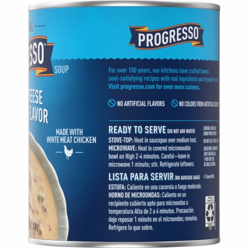 Progresso Traditional Chicken Cheese Enchilada Flavor Soup Perspective: bottom