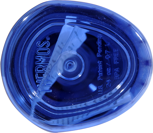 Intak Thermos BPA-Free 24 Ounce Blue Hydration Bottle Perspective: bottom