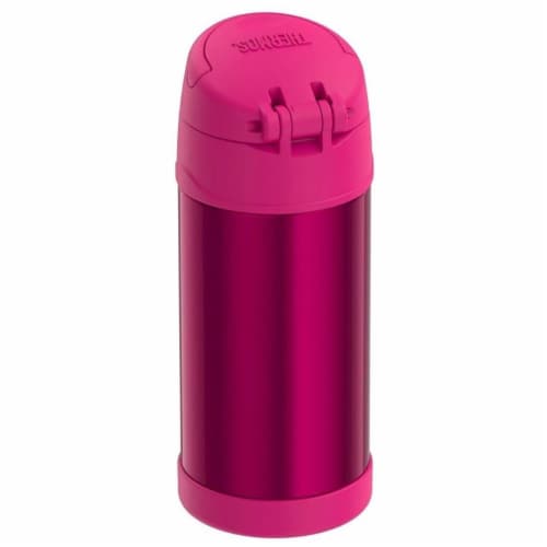 Thermos Stainless Steel Vacuum Insulated Straw Bottle - Pink Perspective: bottom