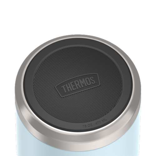 Thermos LLC Stainless Steal Food Jar with Spoon-Glacier Perspective: bottom