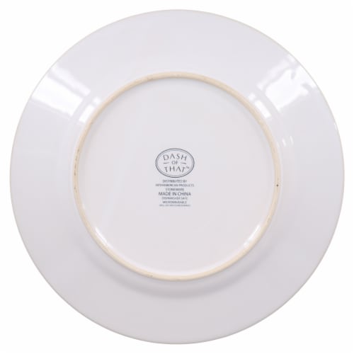 Dash of That™ Brooklyn Dinner Plate - White Perspective: bottom