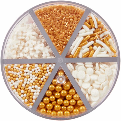 Holiday Home Gold Sprinkles Mix Perspective: bottom