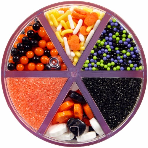 Holiday Home™ 6 Cell Halloween Sprinkle Mix Perspective: bottom