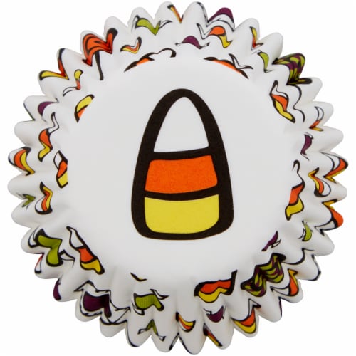 Holiday Home™ Mini Cupcake Liners - Candy Corn Perspective: bottom