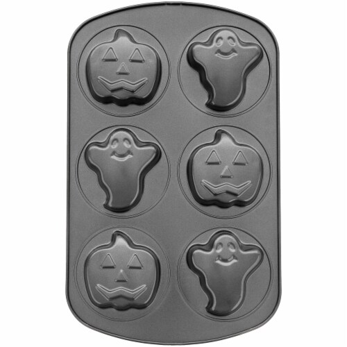 Holiday Home™ Ghost / Pumpkin Mini Cake Pan Perspective: bottom