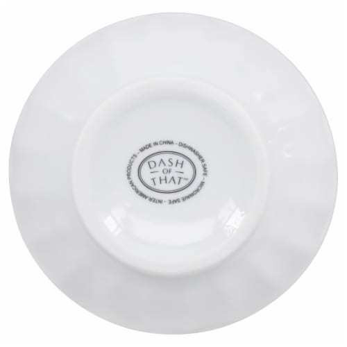 Dash of That Foot Cereal Bowl - White Perspective: bottom