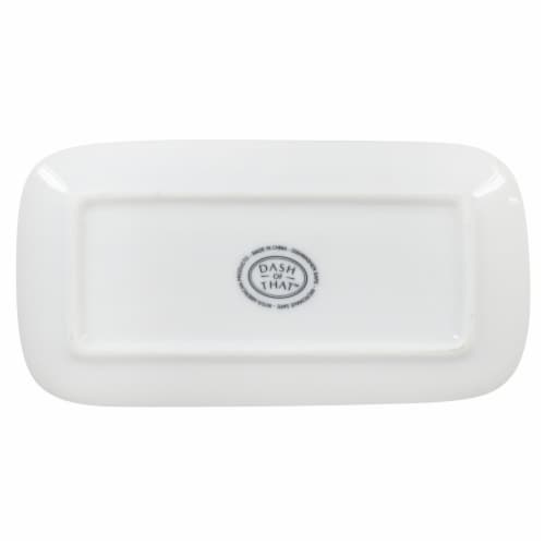 Dash of That™ Covered Butter Dish - White Perspective: bottom
