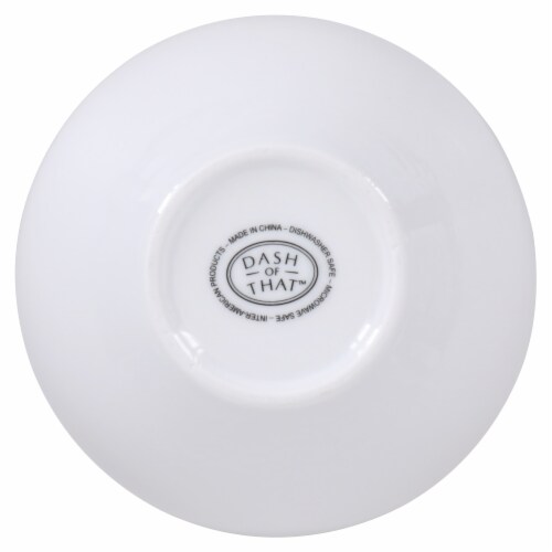 Dash of That St John Conical Bowl - White Perspective: bottom