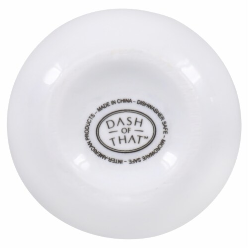 Dash of That™ St John Sugar Bowl with Spoon - White Perspective: bottom