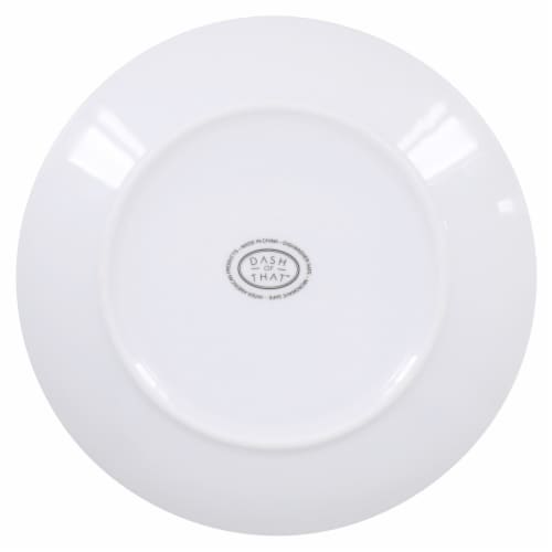 Dash of That™ Coupe Salad Plate - White Perspective: bottom
