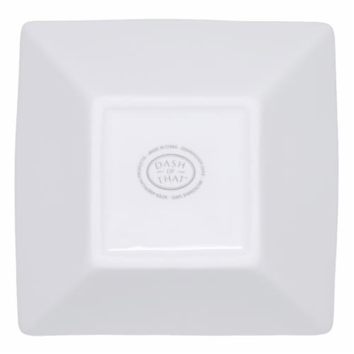 Dash of That™ Broadway Square Flare Bowl - White Perspective: bottom