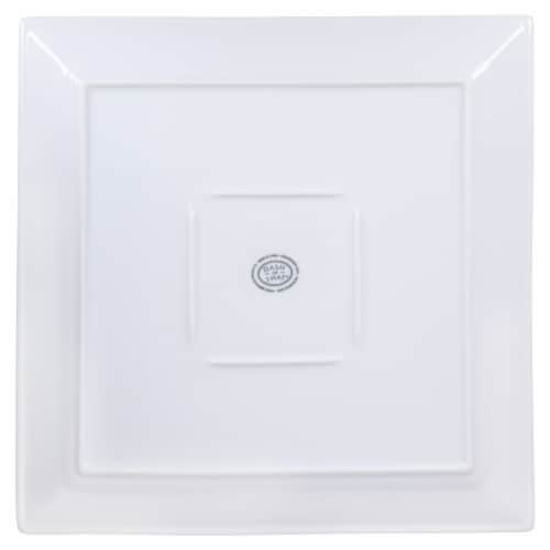Dash of That™ Fremont Square Plate - White Perspective: bottom