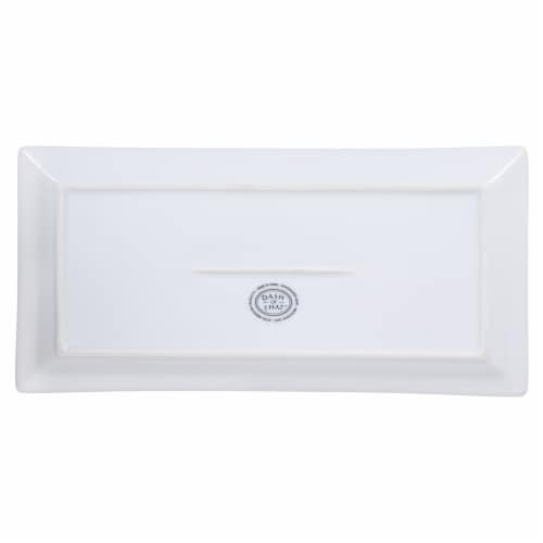 Dash of That St John Serving Platter - White Perspective: bottom