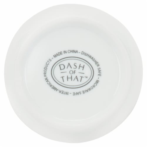 Dash of That™ Marquam Sauce Cup - White Perspective: bottom