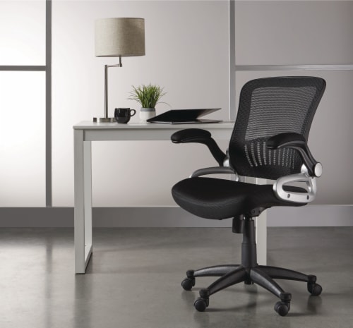 Ergonomic Office Chair With Foot Rest, Lumbar Support With Flip-Up Arms, 1  - Kroger