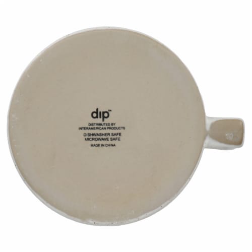 Dip Ceramic Dotted Mug - White Perspective: bottom
