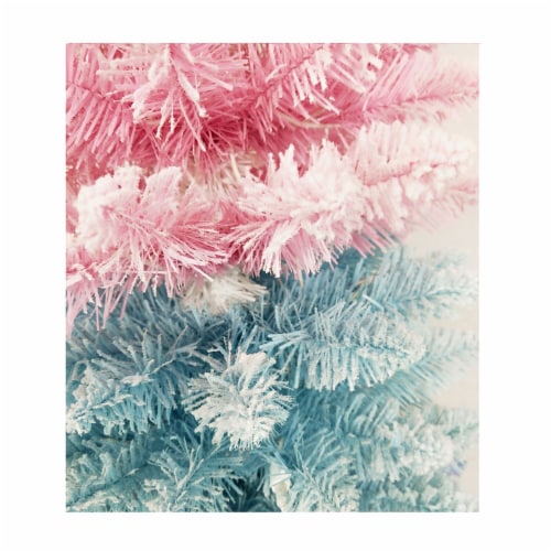 Holiday Home Creamsicle Fir Tree - Ombre Perspective: bottom