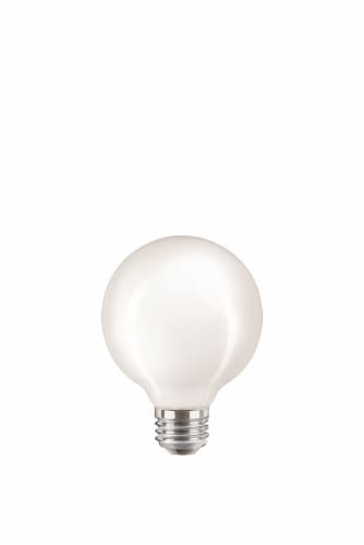 Everyday Living® 3.8-Watt (40-Watt) G25 Globe LED Light Bulb - Soft White (2700K) Perspective: bottom