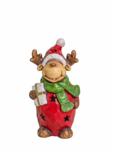 Holiday Home Santa/Moose/Snowman Outdoor Decor Perspective: bottom