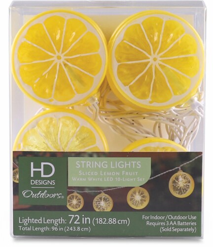 HD Designs Outdoors Fruit String Lights Perspective: bottom
