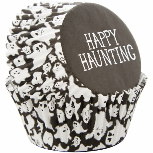 Holiday Home Halloween Ghost Baking Cups Perspective: bottom