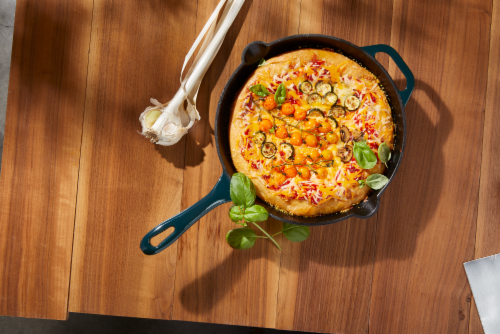 Dash Of That Enameled Cast Iron Skillet Perspective: bottom