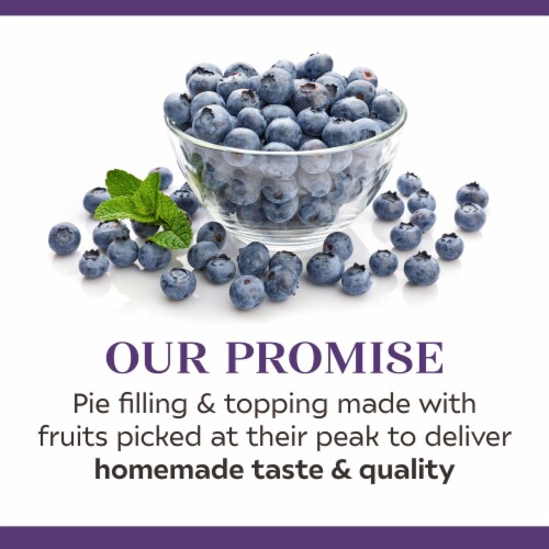 Duncan Hines Comstock More Fruit Blueberry Pie Filling And Topping Perspective: bottom