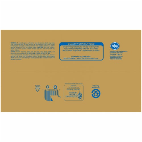 Comforts™ Day or Night Diapers Size 6 (35+ lbs) Perspective: bottom
