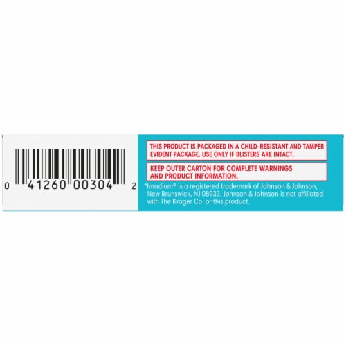 Kroger® Anti-Diarrheal Loperamide Softgels 2mg Perspective: bottom