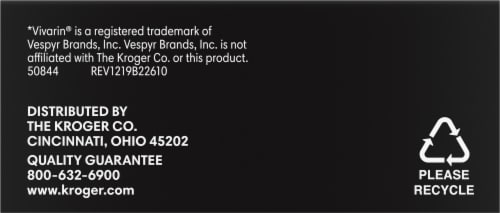 Kroger® Stay Awake Alertness Aid Caffeine Tablets 200mg Perspective: bottom