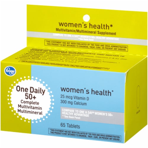 Kroger® Women's 50+ Multivitamin One Daily Tablets Perspective: bottom