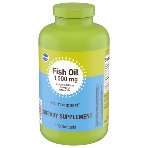 Kroger® Fish Oil Softgels 1000mg Perspective: bottom