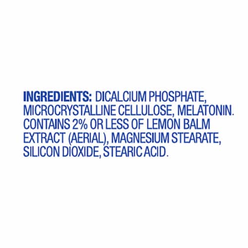 Kroger® Melatonin Tablets 10mg Perspective: bottom