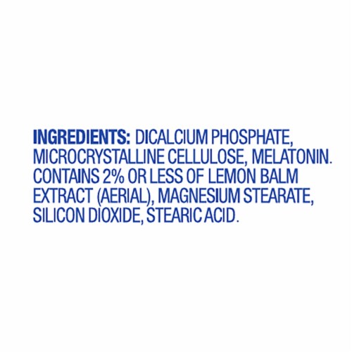 Kroger® Melatonin Tablets 10mg Perspective: bottom