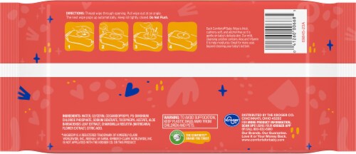Comforts™ Fragrance-Free Baby Wipes Perspective: bottom
