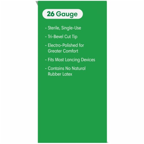 Kroger® HealthPro™ 26 Gauge Twist Lancets Perspective: bottom