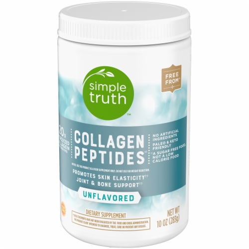 Simple Truth® Collagen Peptides Powder Jar 20g Perspective: bottom