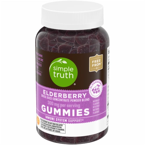 Simple Truth® Elderberry Gummies 300mg Perspective: bottom