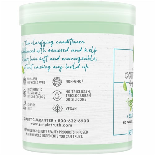 Simple Truth® Beauty Crate Sea Salt Seaweed & Kelp Clarifying Conditioner Perspective: bottom
