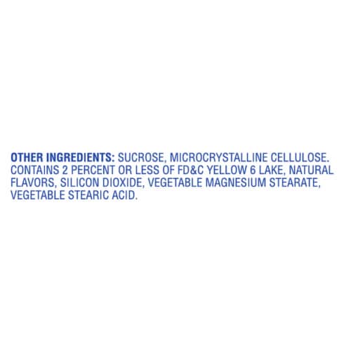 Kroger® Vitamin C Chewable Tablets Orange 500mg Perspective: bottom