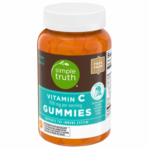 Simple Truth® Vitamin C Gummies Orange 250mg Perspective: bottom