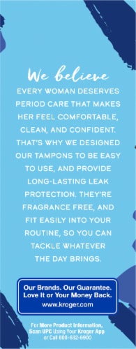 Kroger® Tampons Light Unscented Perspective: bottom