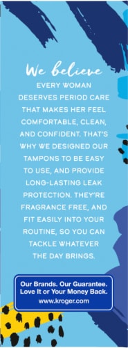 Kroger® Tampons Regular Unscented Perspective: bottom