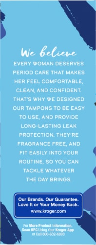 Kroger® Tampons Super Absorbency Unscented Perspective: bottom